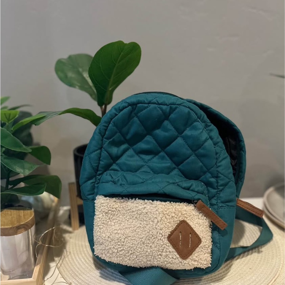 Quilted Sherpa Kids Backpack